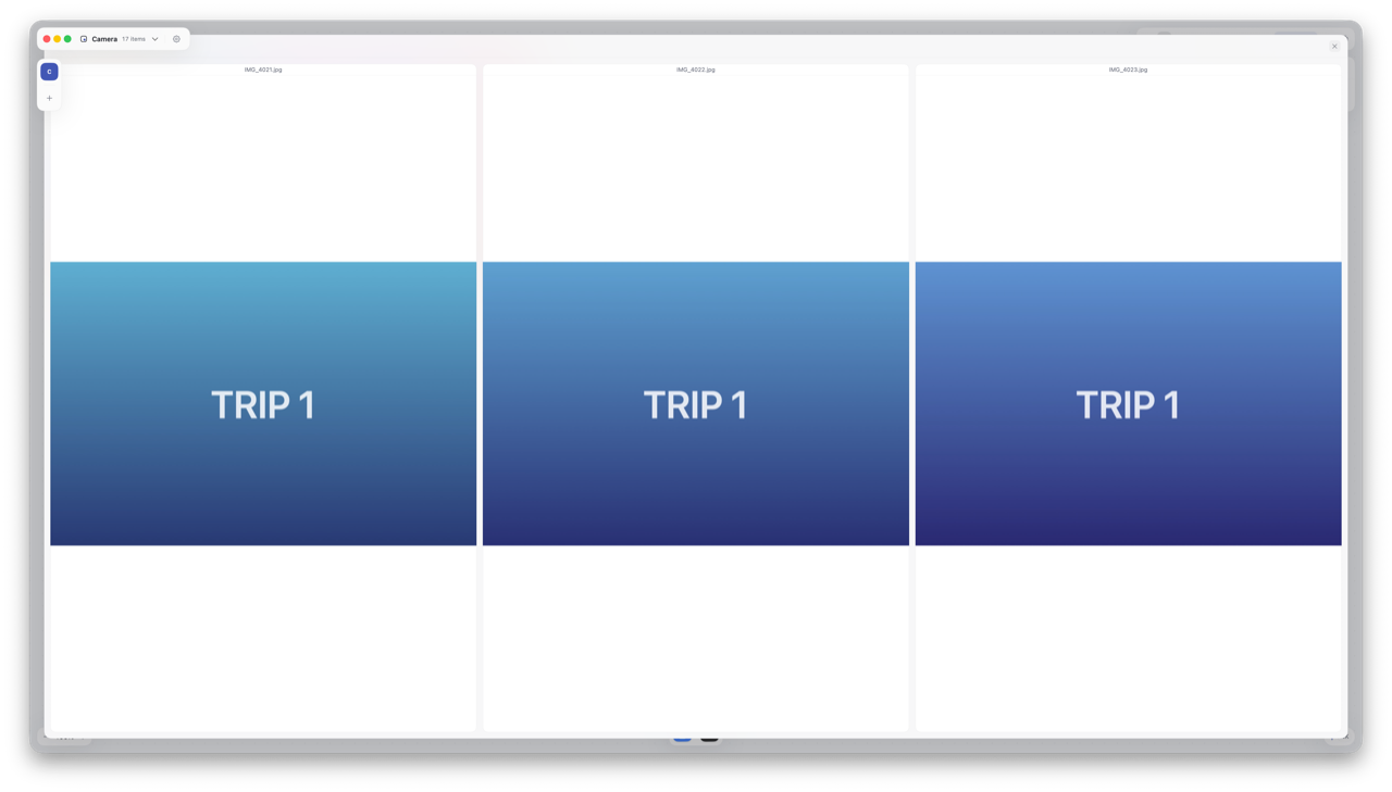 Side-by-side comparison overlay
